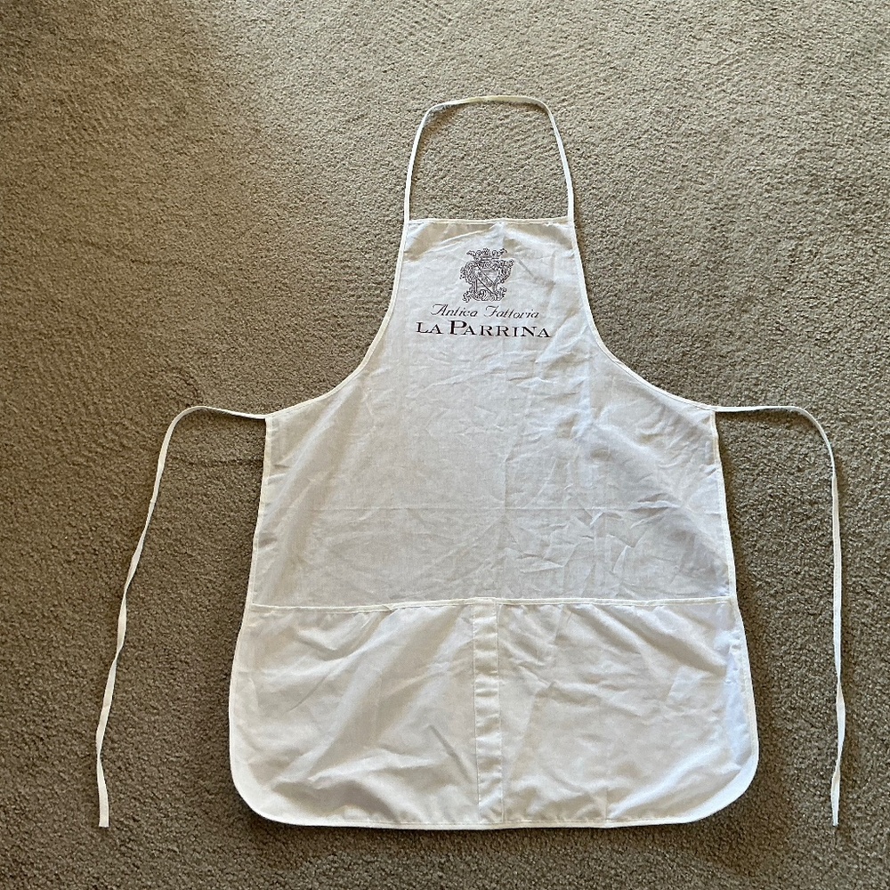 Chef’s Apron from an Italian Agriturismo that offers cooking classes to guests